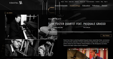 Tony Foster Quartet Featuring Pasquale Grasso